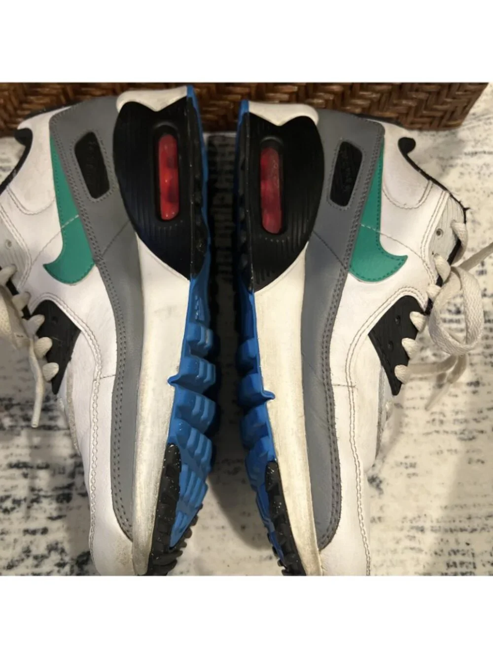 Nike Air Max 90 LTR GS White Stadium Green DV3607 102 Sz. 5.5Y
